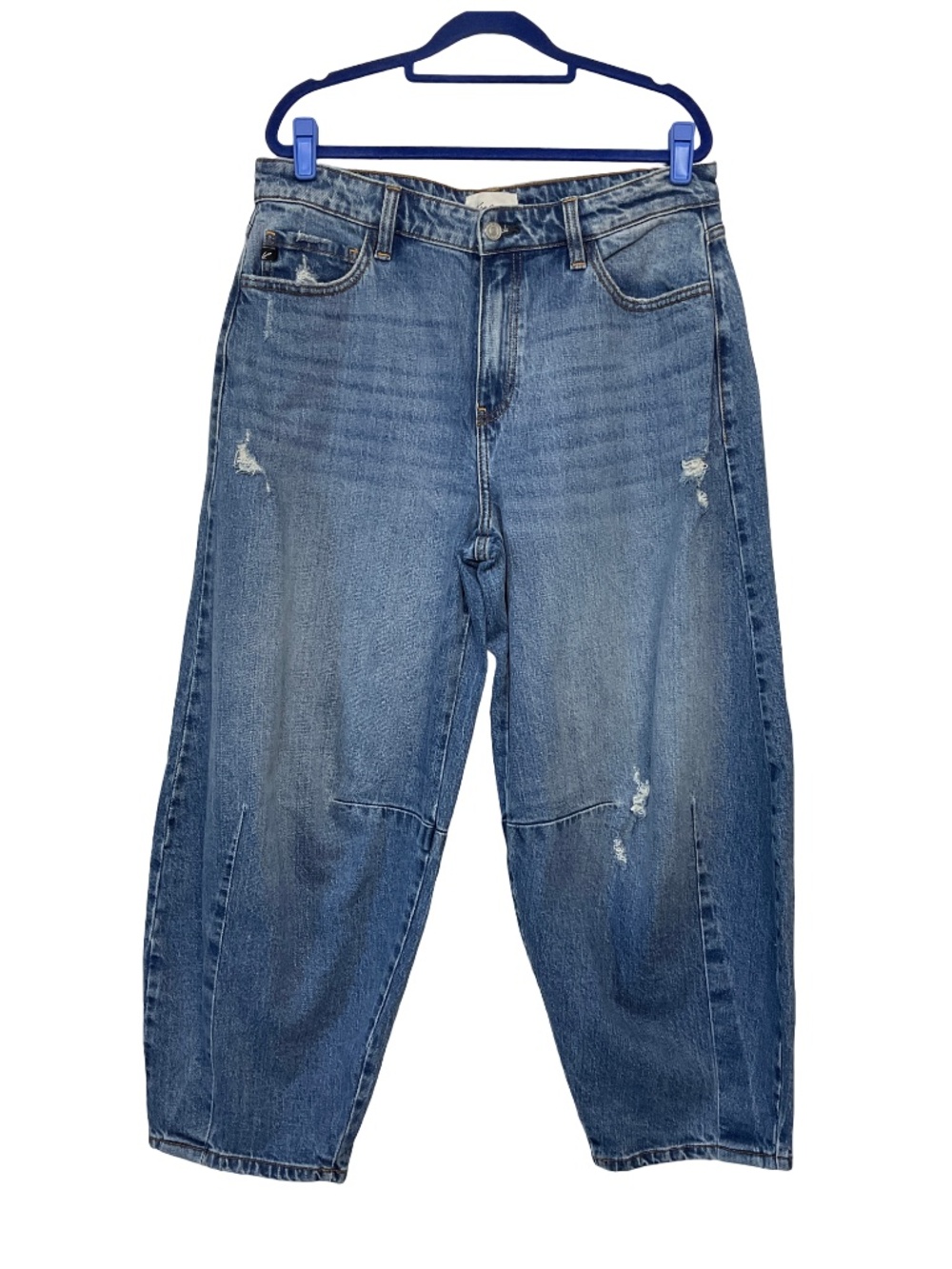 KanCan Addison Horseshoe Barrel Jeans - Picture 5 of 10